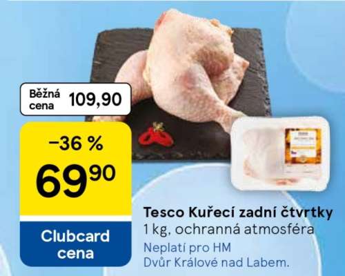 Tesco Kuřecí zadní čtvrtky