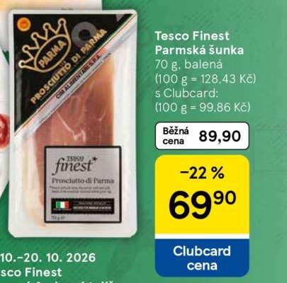 Tesco Finest Parmská šunka