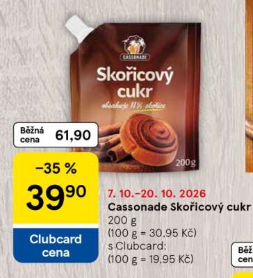 Cassonade Skořicový cukr