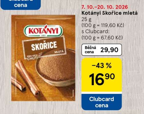 Kotányi Skořice mletá