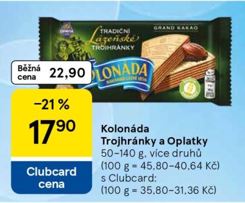 Kolonáda Trojhránky a Oplatky