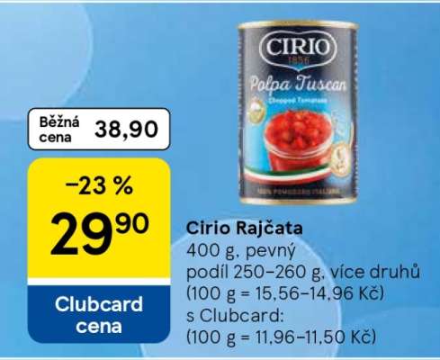 Cirio Rajčata