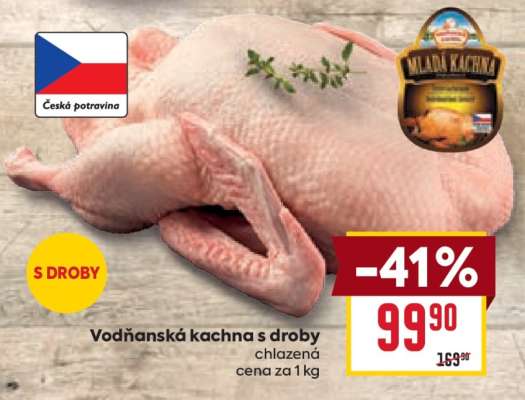 Vodňanská kachna s droby