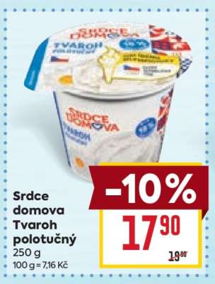 Srdce domova Tvaroh polotučný