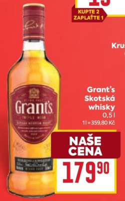 Grant’s Skotská whisky