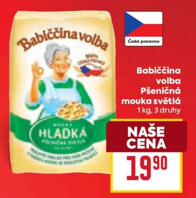 Babiččina volba Pšeničná mouka světlá