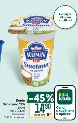 Kunín Smetana 12%