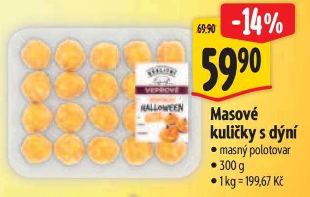 Masové kuličky s dýní