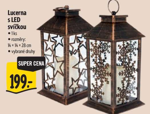 LUCERNA S LED SVÍČKOU*