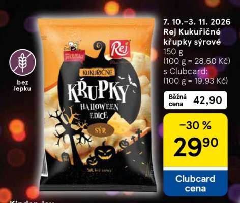 Rej Kukuřičné křupky sýrové