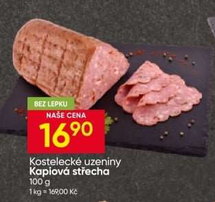 Kostelecké uzeniny Kapiová střecha