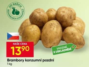 Brambory konzumní pozdní