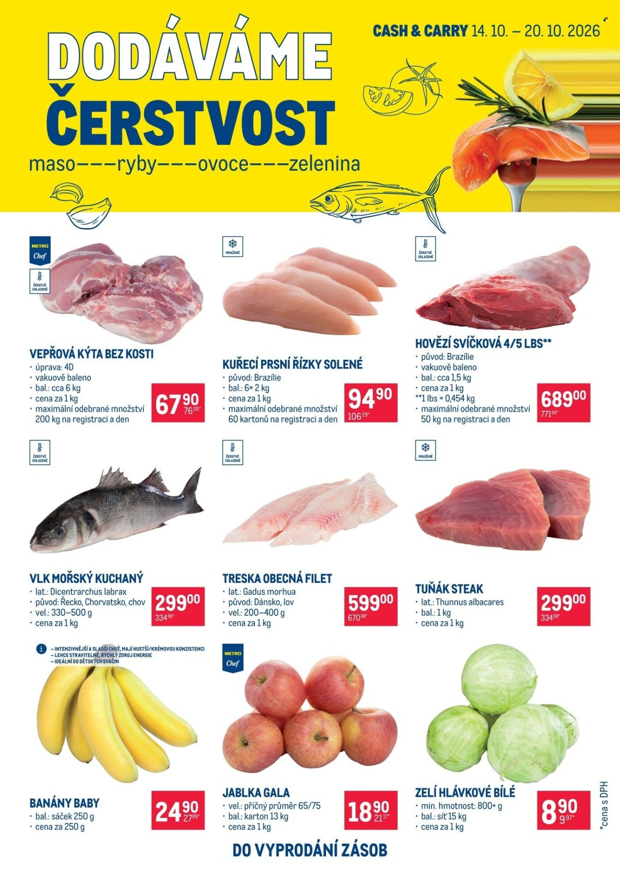 Leták MAKRO - 14. 10. 2026 - 20. 10. 2026. Strana 1