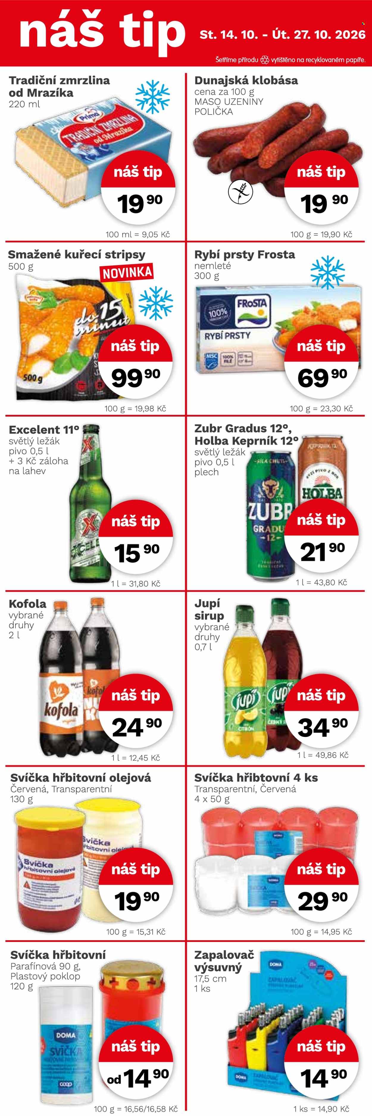 Leták Konzum - 14. 10. 2026 - 27. 10. 2026. Strana 4