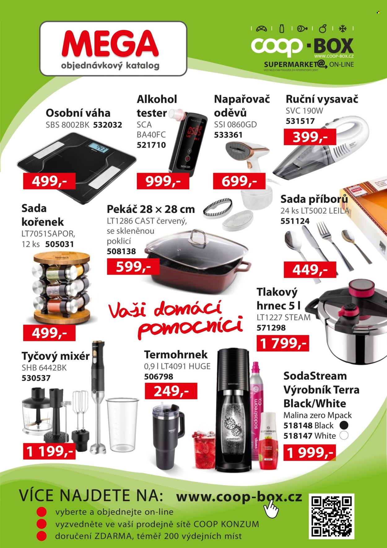 Leták Konzum. Strana 1
