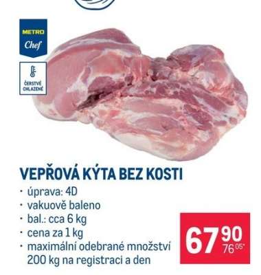 Vepřová kýta bez kosti