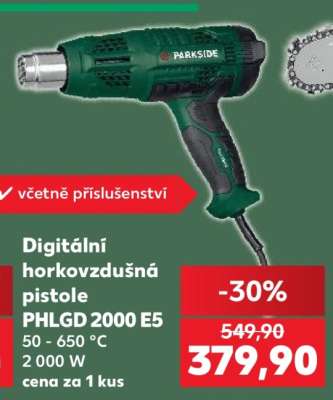 Digitální horkovzdušná pistole PHLGD 2000 E5