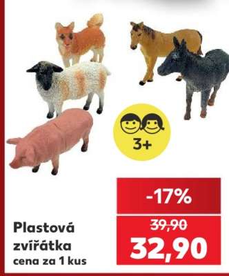Plastová zvířátka