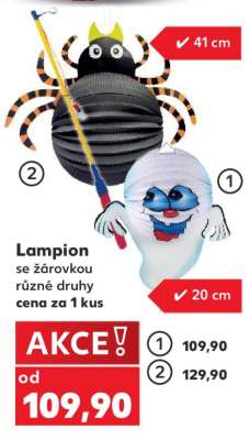 Lampion se žárovkou