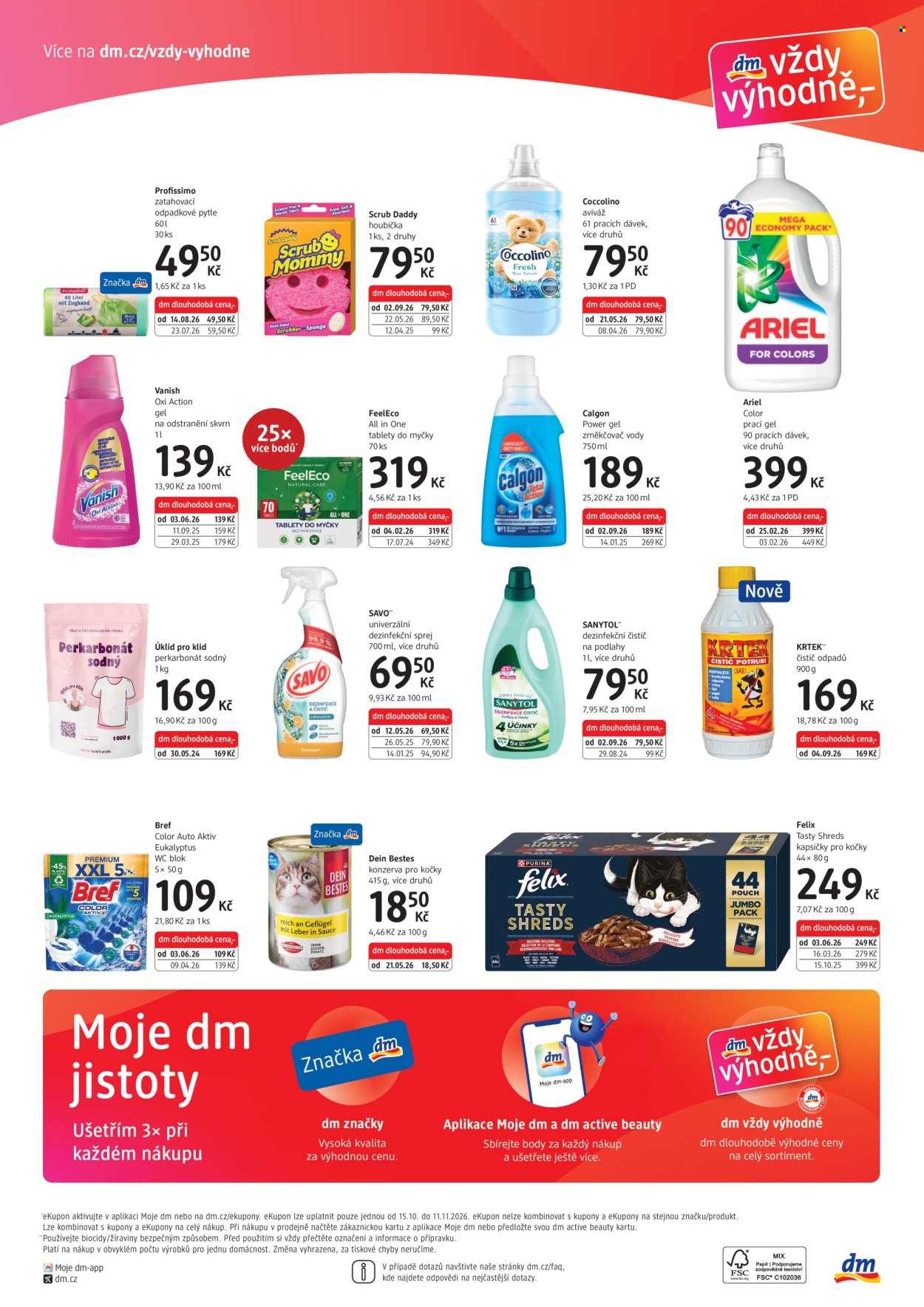 Leták dm drogerie - 15. 10. 2026 - 11. 11. 2026. Strana 4