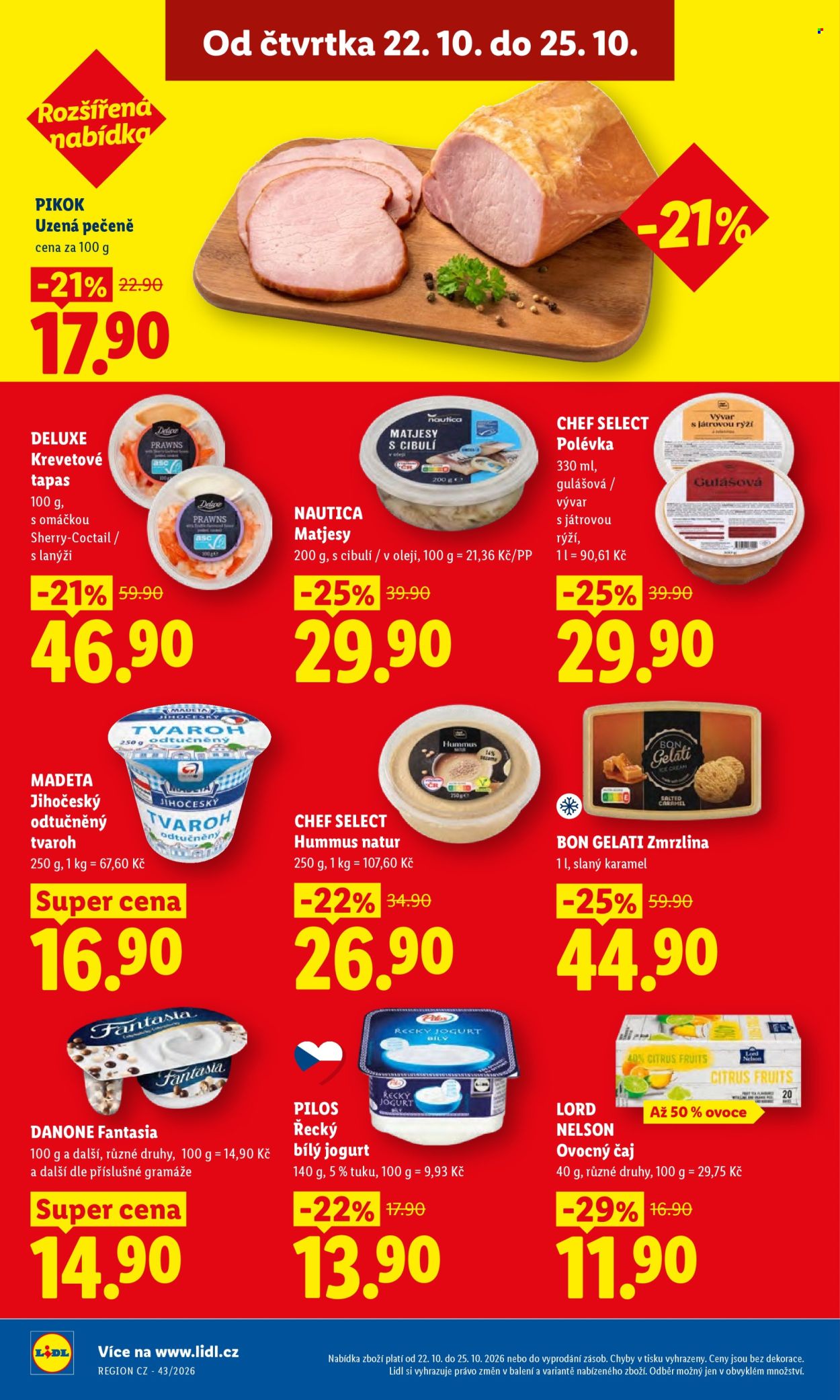 Leták Lidl - 22. 10. 2026 - 25. 10. 2026. Strana 18
