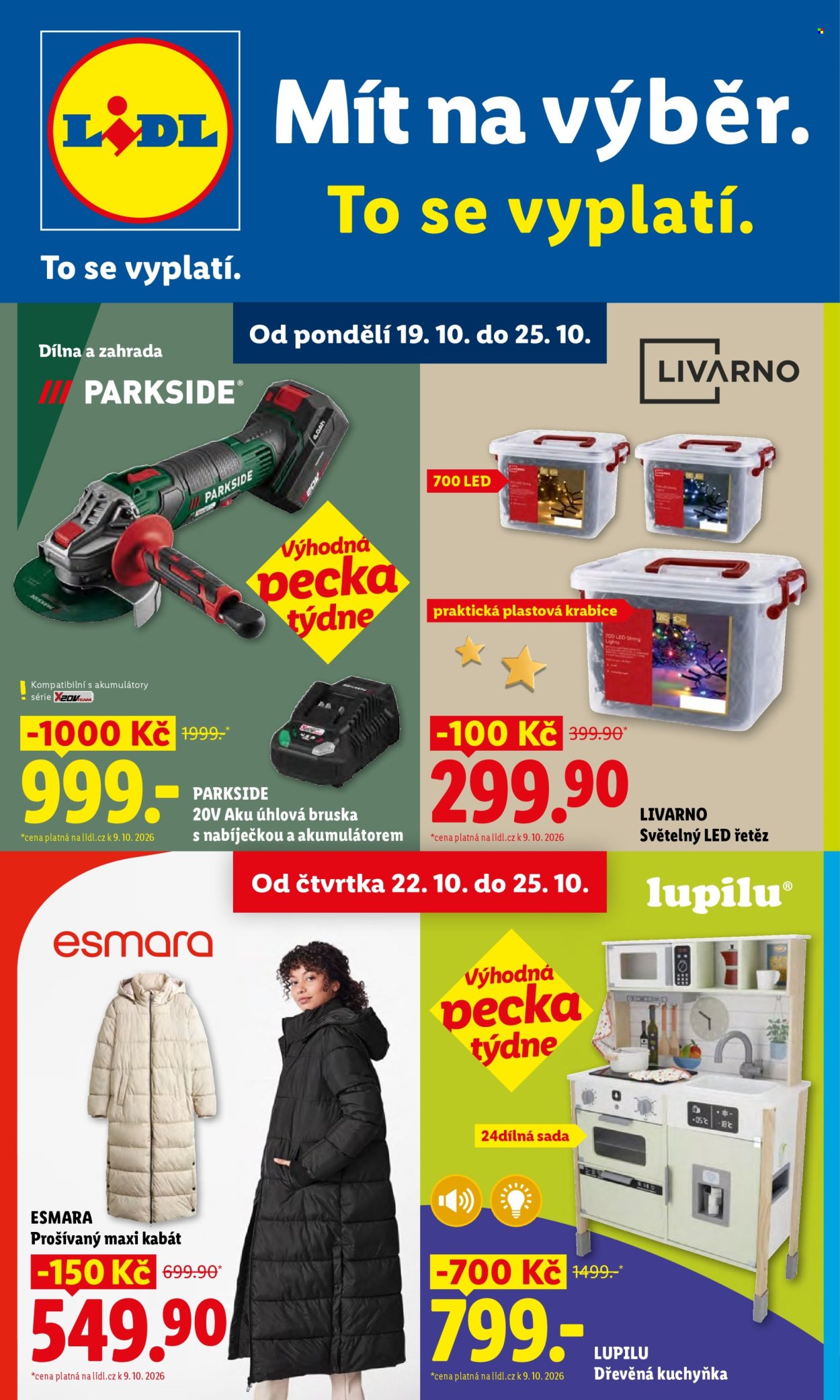 Leták Lidl - 19. 10. 2026 - 25. 10. 2026. Strana 1