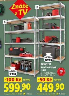 PARKSIDE Vysokozátěžový regál A