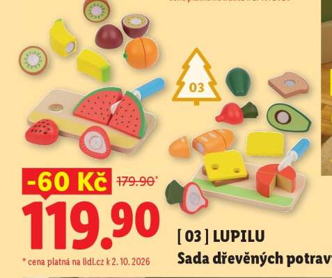 lupilu Sada dřevěných potravin