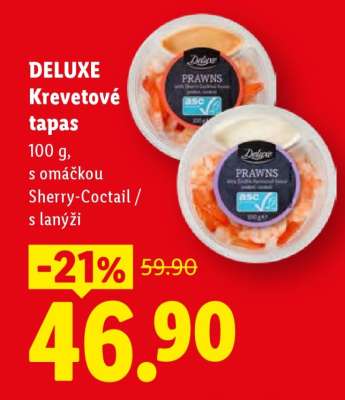 DELUXE KREVETOVÉ TAPAS