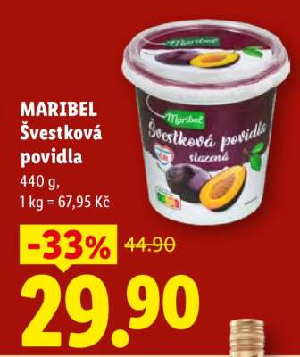 MARIBEL Švestková povidla