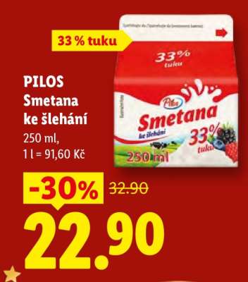 PILOS SMETANA KE ŠLEHÁNÍ