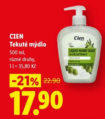 Cien TEKUTÉ MÝDLO