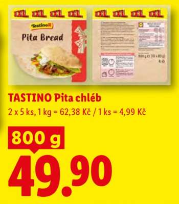 TASTINO Pita chléb