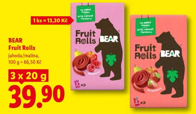 Bear Fruit Rolls