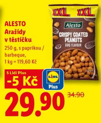 Alesto ARAŠÍDY V TĚSTÍČKU