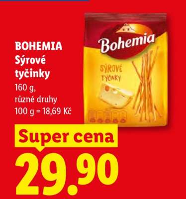 BOHEMIA Sýrové tyčinky