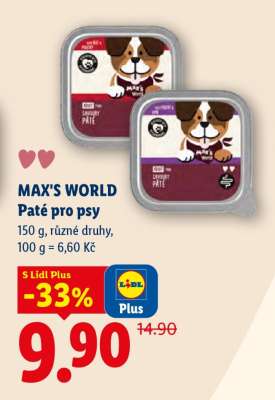 MAX'S WORLD Paté pro psy