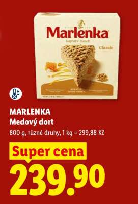 MARLENKA Medový dort