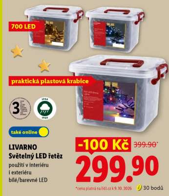 LIVARNO SVĚTELNÝ LED ŘETĚZ