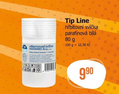 TiP Line hřbitovní svíčka