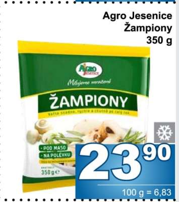 Agro Jesenice žampiony