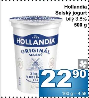 Hollandia Selský jogurt