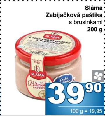 Sláma Zabijačková paštika