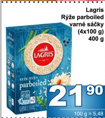 Lagris Rýže Parboiled • varné sáčky