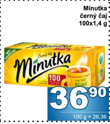 Minutka černý čaj