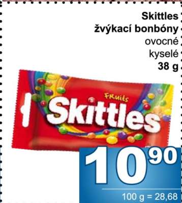 Skittles žvýkací bonbony
