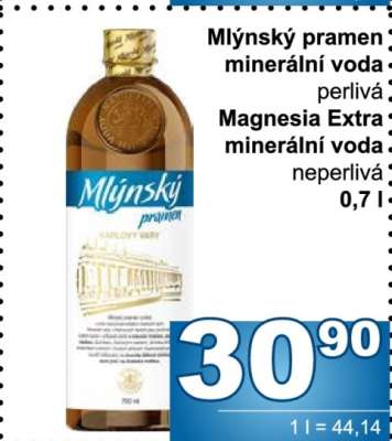 Mlýnský pramen Minerální voda