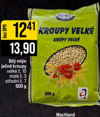 Bílý mlýn ječné kroupy