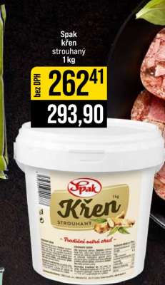 Spak křen strouhaný 1 kg