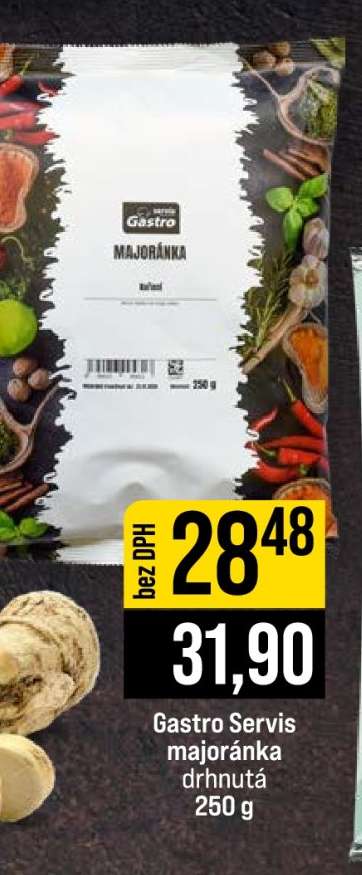 Gastro Servis majoránka drhnutá